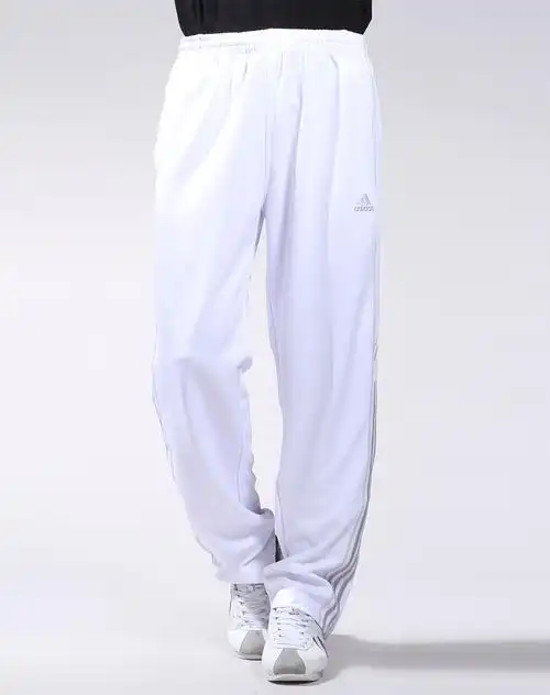 阿迪达斯adidas搏击运动专场bmi adidas男款白色运动长裤