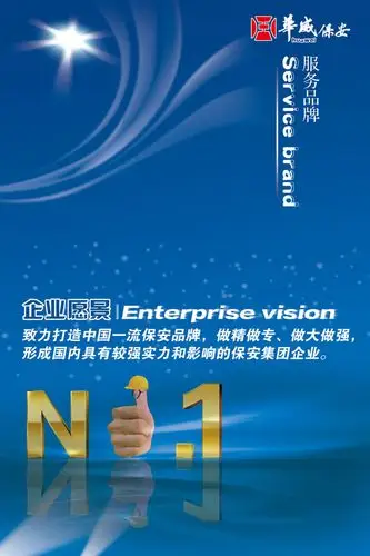 华威企业形象广告psd素材