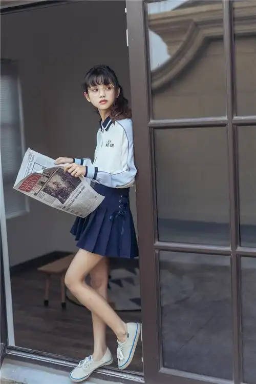 实拍 秋季新款学生小清新衬衫女长袖百搭显瘦刺绣雪纺衬衣