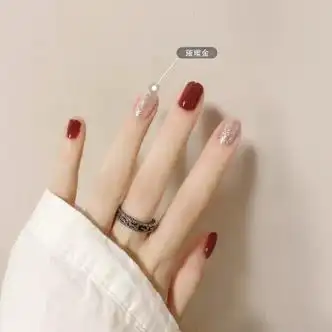 免烤快干味可剥撕拉2021年新色送女友 璀璨金hot流行跳色美甲显白又气