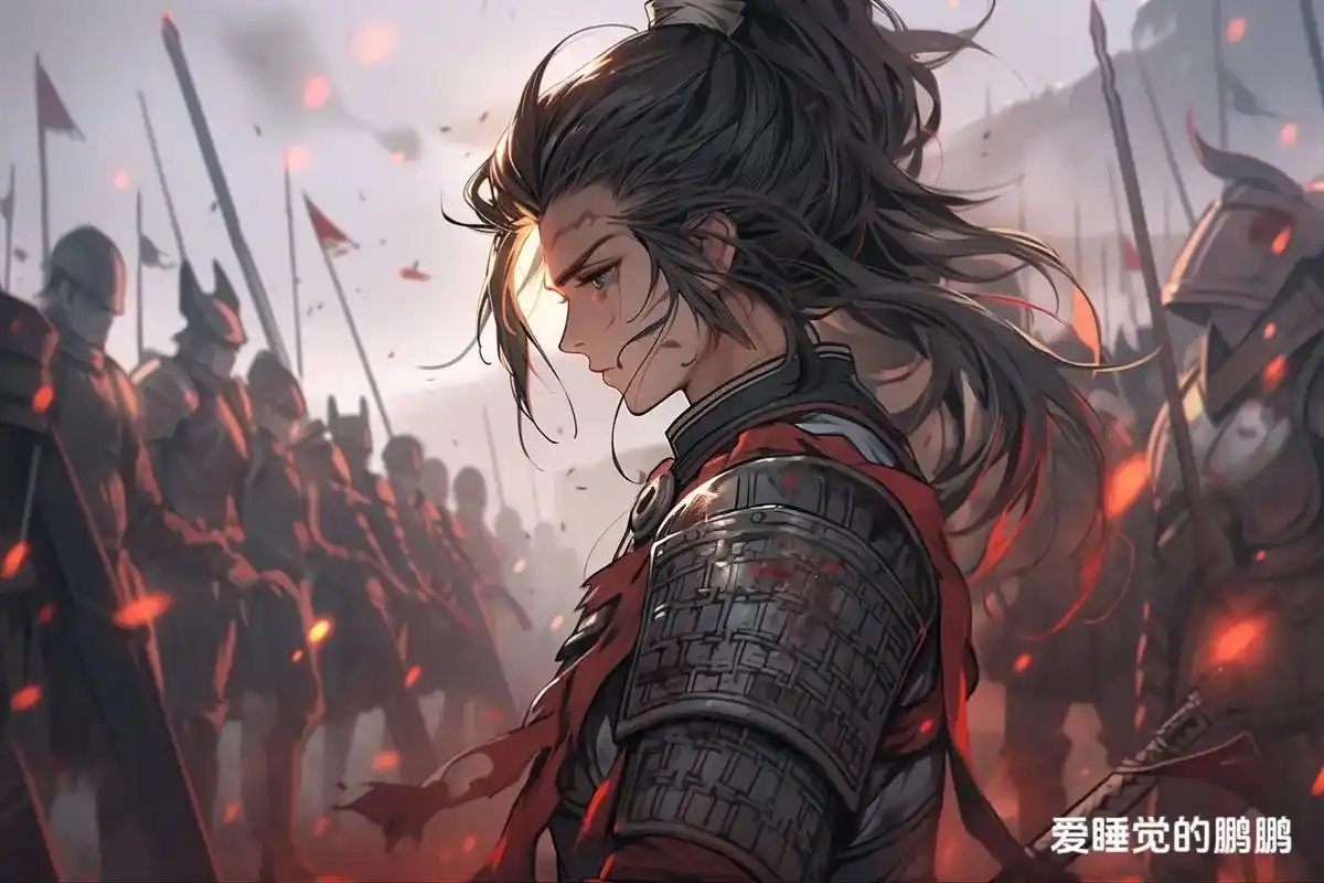 《守》#插画 #绘画 #古风 #将军#盔甲 不期而遇,不言而 - 抖音