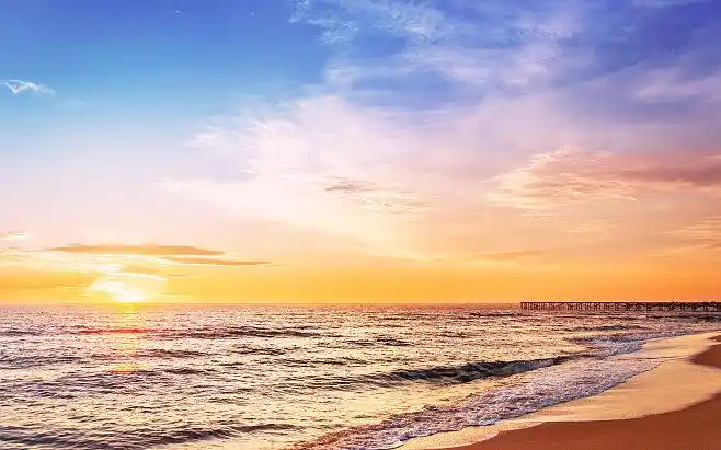 海边日出唯美风景图片电脑高清桌面壁纸