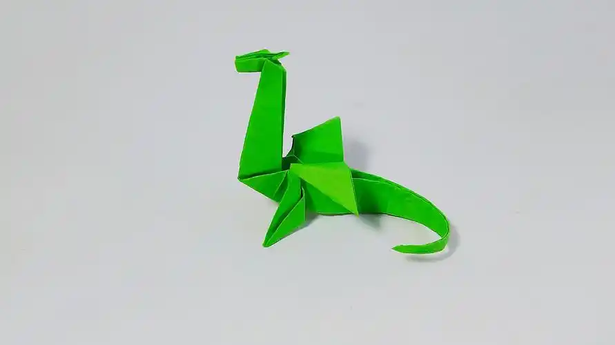 教你折纸恐龙翼龙简单易学