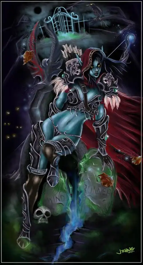 希尔瓦娜斯精美原画欣赏