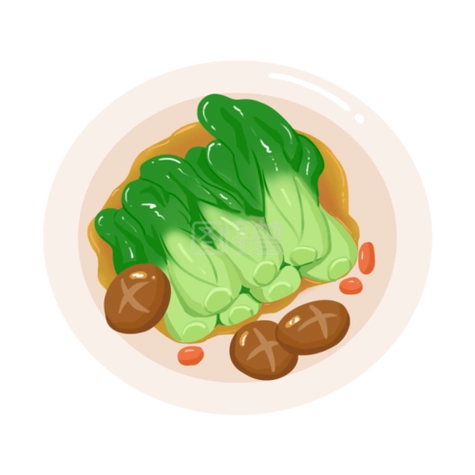 炒青菜简笔画 炒青菜简笔画怎么画好看