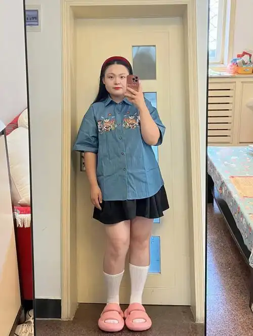 笔记灵感身高:168cm体重:170斤#胖mm穿搭  #ootd每日穿搭  #学姐创铑