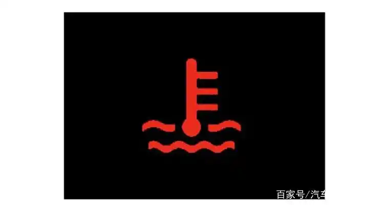 汽车水箱缺水标志