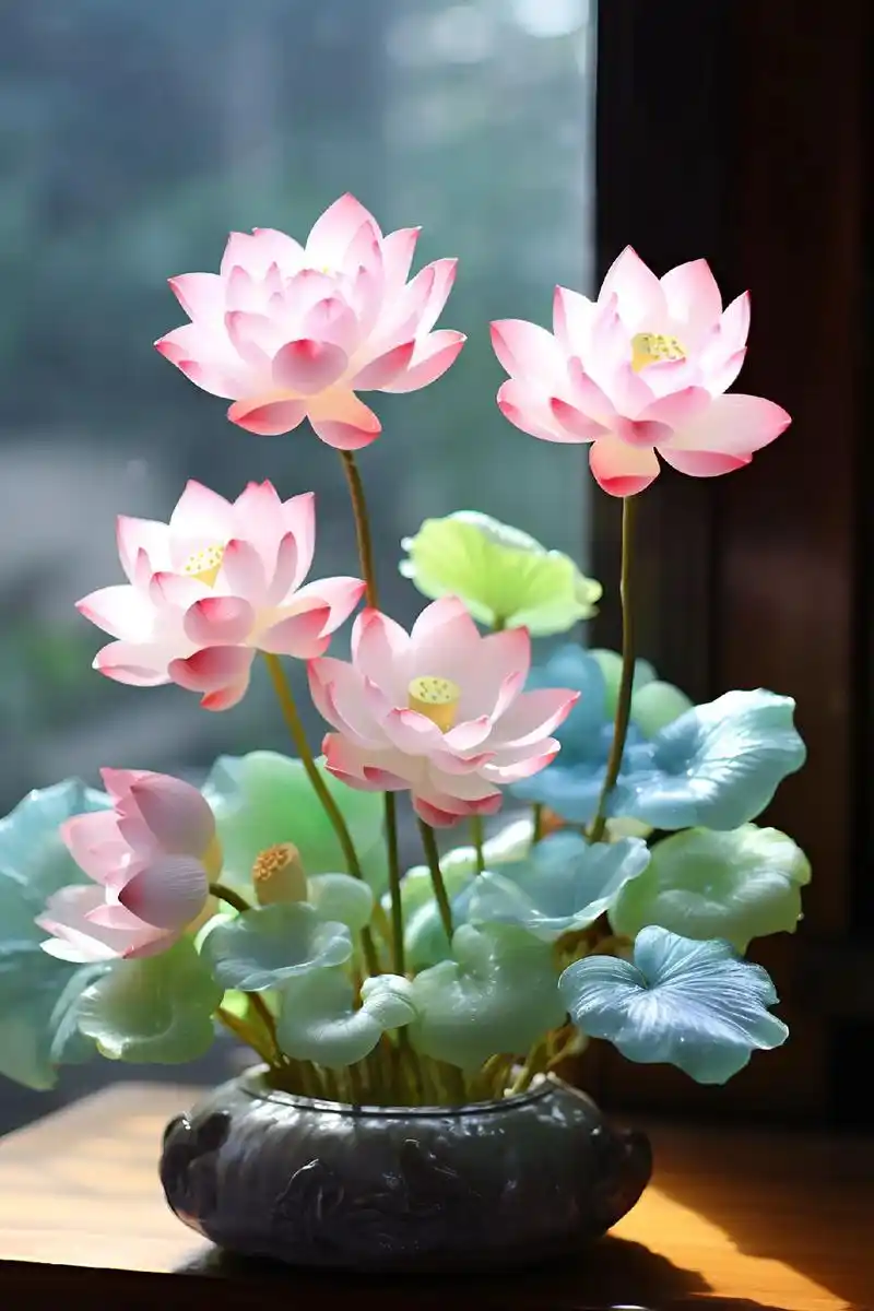 好运莲莲 #荷花 #好看的花一定要分享给你 #荷韵 #出淤 - 抖音