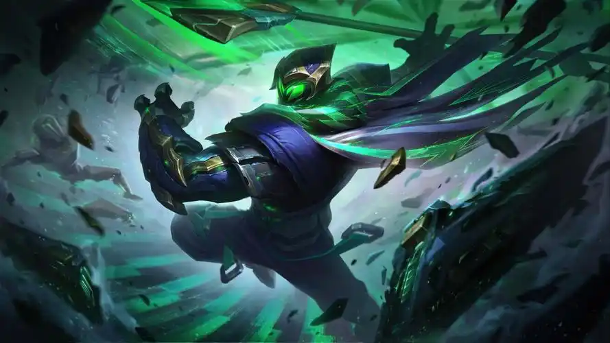 lol英雄联盟武器大师征服者贾克斯8k游戏壁纸7683x4320