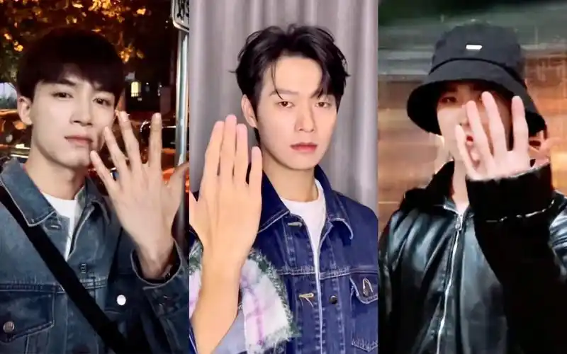 内娱3位男明星同款"倒数比心",这双手可以单独出道了