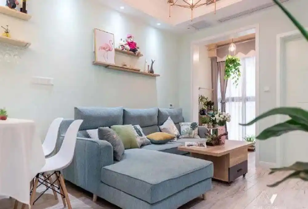 现代二居室52平米6.5万-核桃园北里装修案例-北京房天下家居装修网