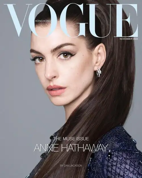 anne hathaway x vogue 港版11月刊封面大片……_高清图集_新浪网
