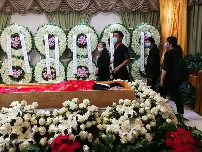 王克家先生遗体告别仪式现场