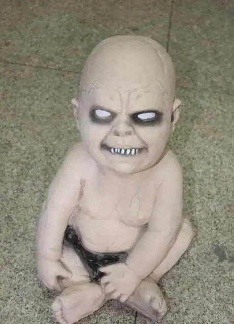 画简笔画简单鬼娃娃