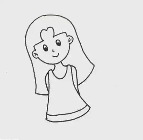 女孩简笔画图片大全 女孩简笔画漂亮可爱怎么画