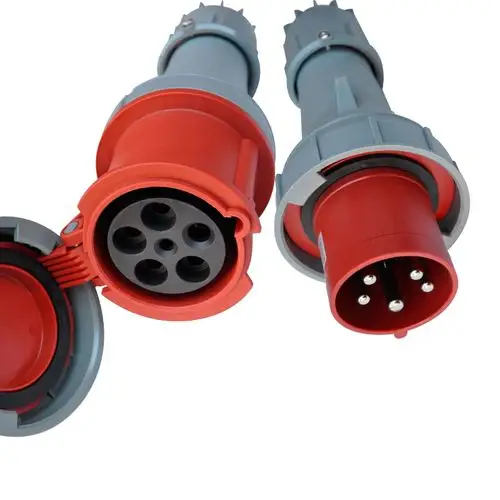 同为(towe)ips-p563工业连接器ip67工业插头机房pdu专用航空插头5芯公