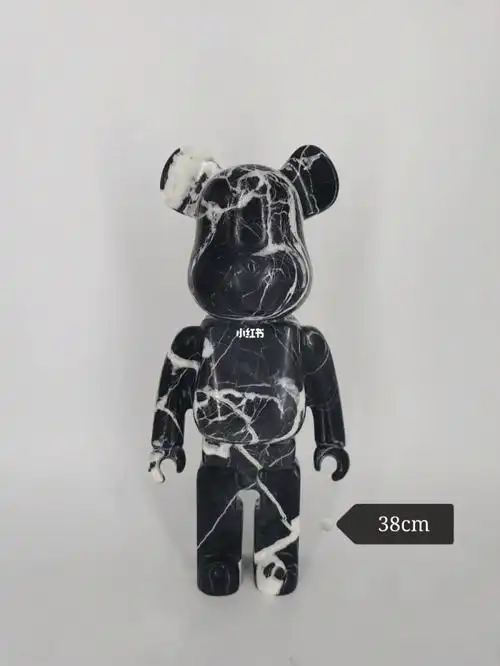 黑白纹理大理石暴力熊