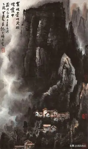 国画大师李可染山水画欣赏