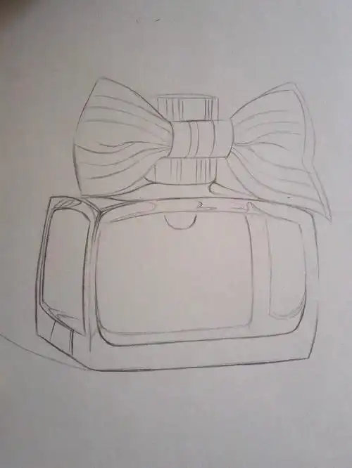 彩铅教程 | 画一只香水瓶