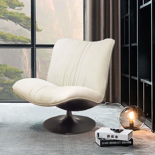 baxter轻奢意式客厅旋转单人沙发极简玛丽莲懒人阳台鸭嘴休闲躺椅