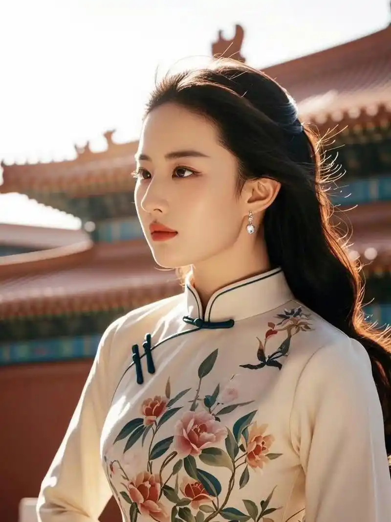 刘亦菲, 仙女姐姐这身旗袍装太有韵味了!