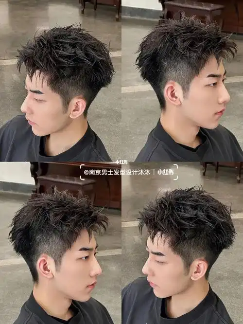 这个真的帅爆了93|||[火r][火r]男孩子一定要尝试的发型～烫完真的