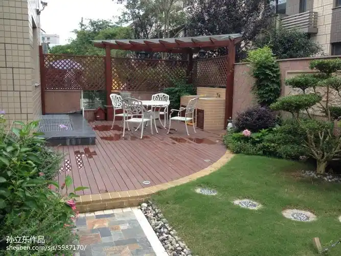 精美面积113平别墅花园混搭实景图功能区潮流混搭功能区设计图片赏析