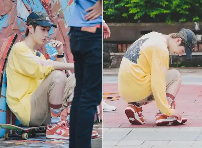 款dunk~王一博带火了dunk之后,「王一博同款」球鞋的关注度也非常高