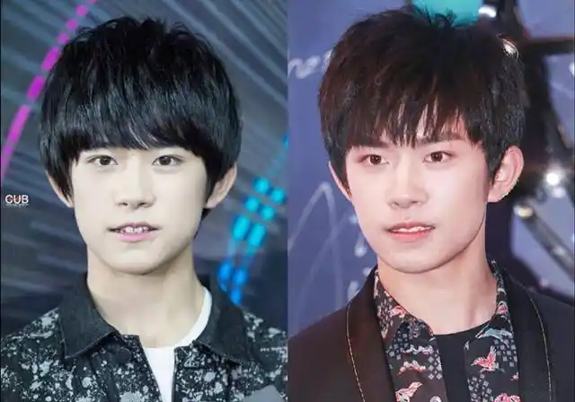 易烊千玺成长对比图底子好五官更立体了