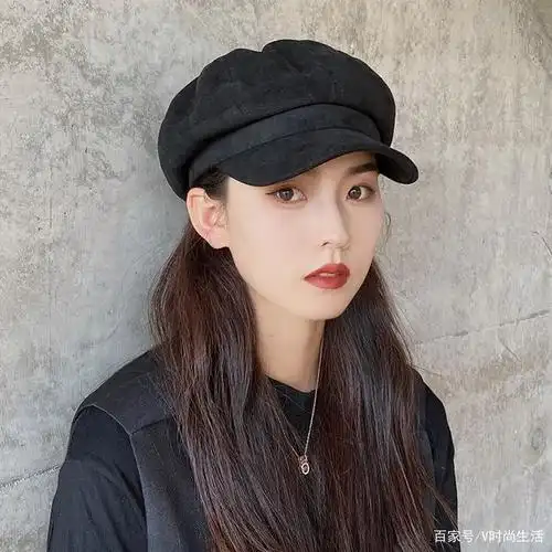 帽子不仅显脸小,还能给予你不洗头的勇气