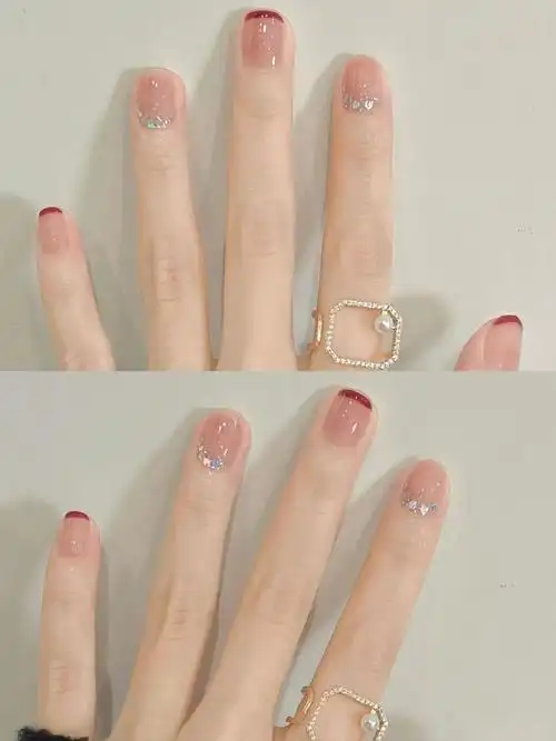 短指甲也太美了吧.