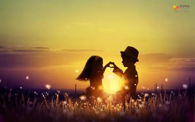 qq浪漫情侣桌面壁纸