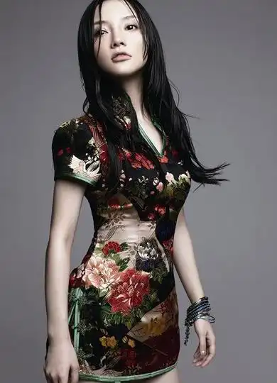 李小璐百变旗袍造型(2)