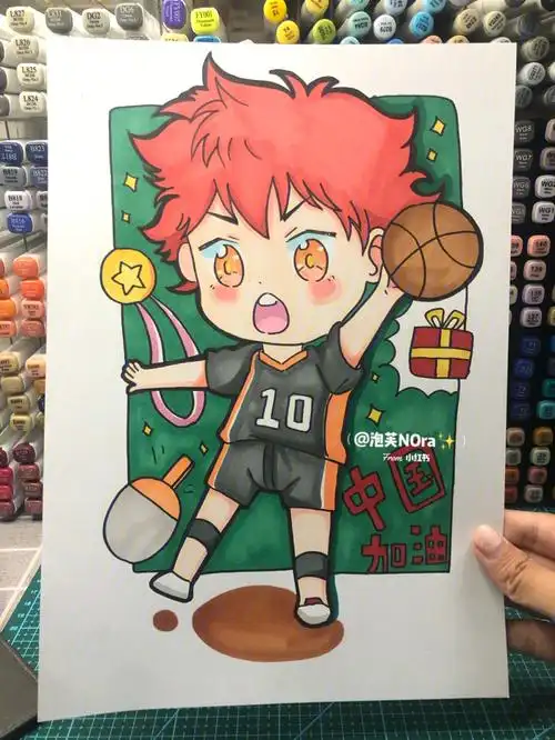 动漫#q版男生动漫 #萌少年 #萌少女 ##马克笔儿童画 #q版动漫 #二次元