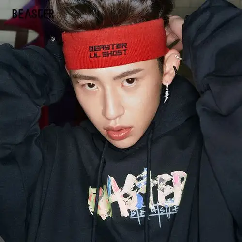 beaster小鬼联名小恶魔明星同款油画帽衫抓绒针织卫衣