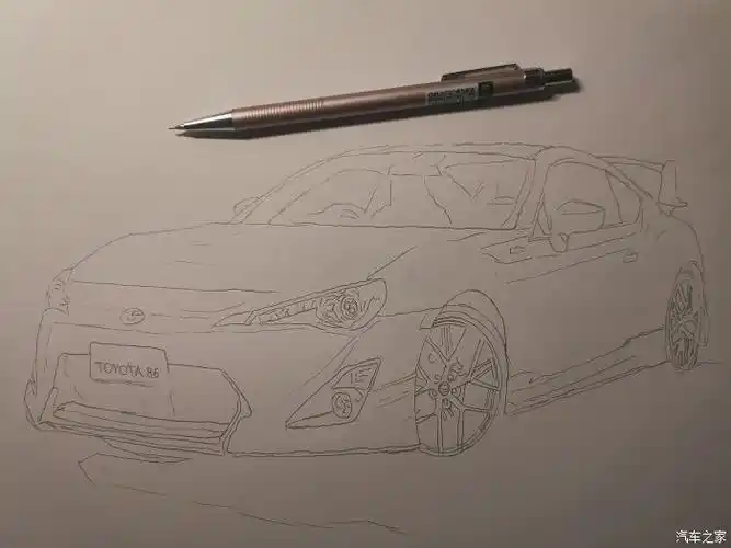 绘车达人秀神一般的存在手绘漂移神器丰田86