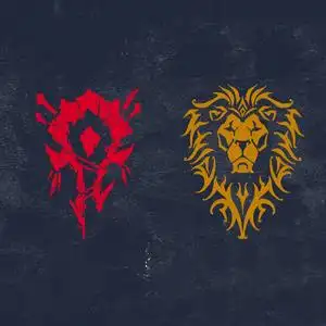 魔兽世界反光车贴wow为了部落联盟标志汽车车身电动车游戏机箱贴