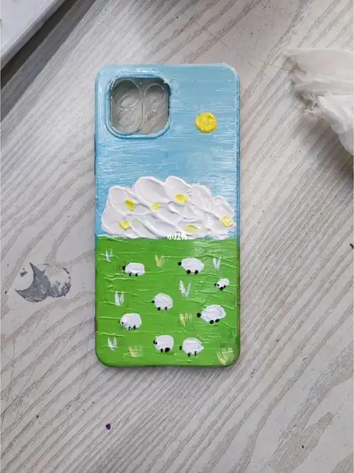 手机壳  #随便画画  #丙烯画  ##日常  #画画的  #手绘  #自制