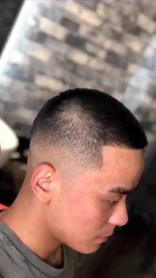 最帅兵哥哥美式圆寸