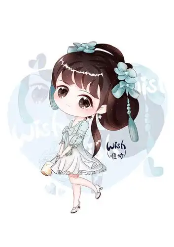 画一幅q版古风谢安然小仙女成都 |