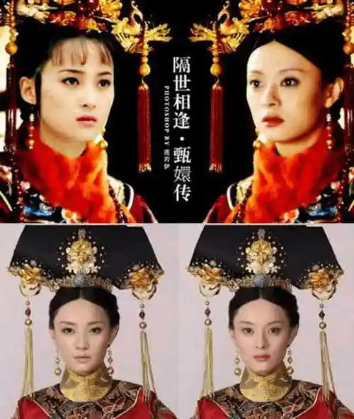 就是孙俪了,尤其是她在《甄嬛传》中的扮相,简直和女神蒋勤勤太神似了