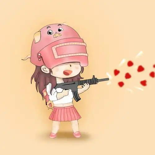 吃鸡情侣头像(ps手绘)