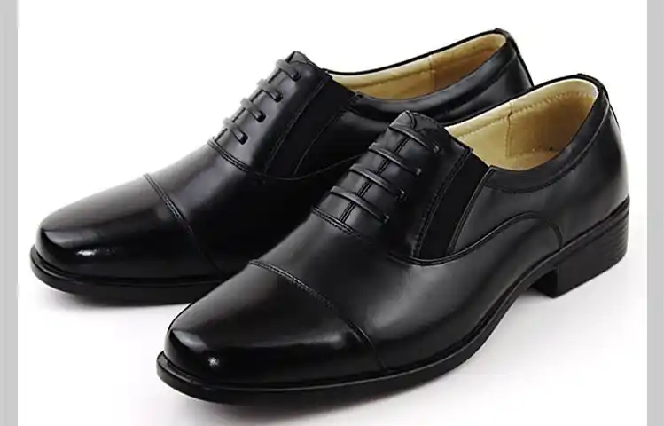 校尉常服士官三接头三节头皮鞋男士07b制式军皮鞋真皮07a正装皮鞋