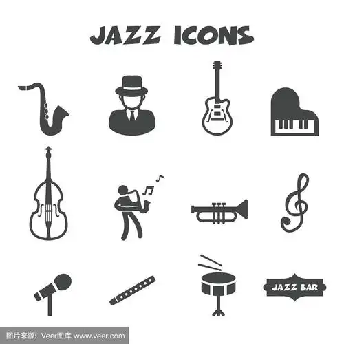 爵士乐的图标