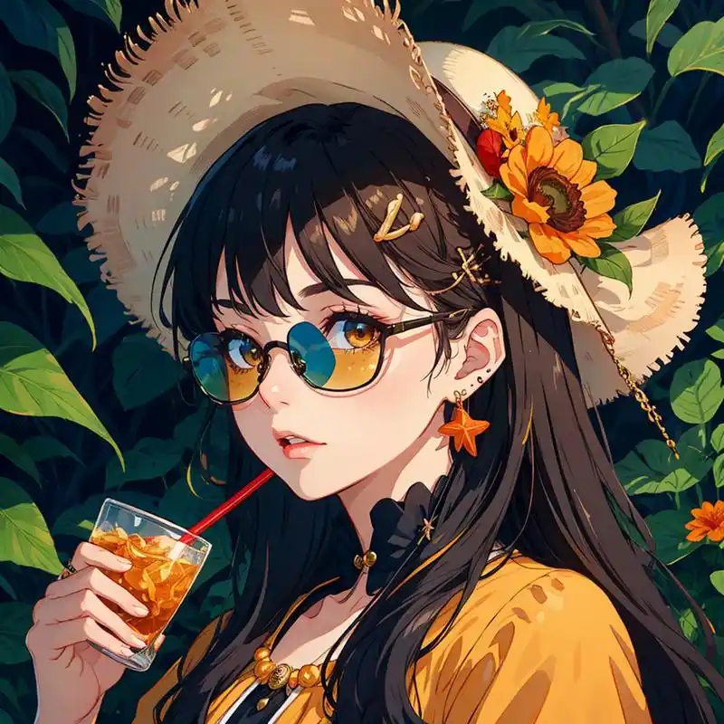 阳光女孩与午后时光