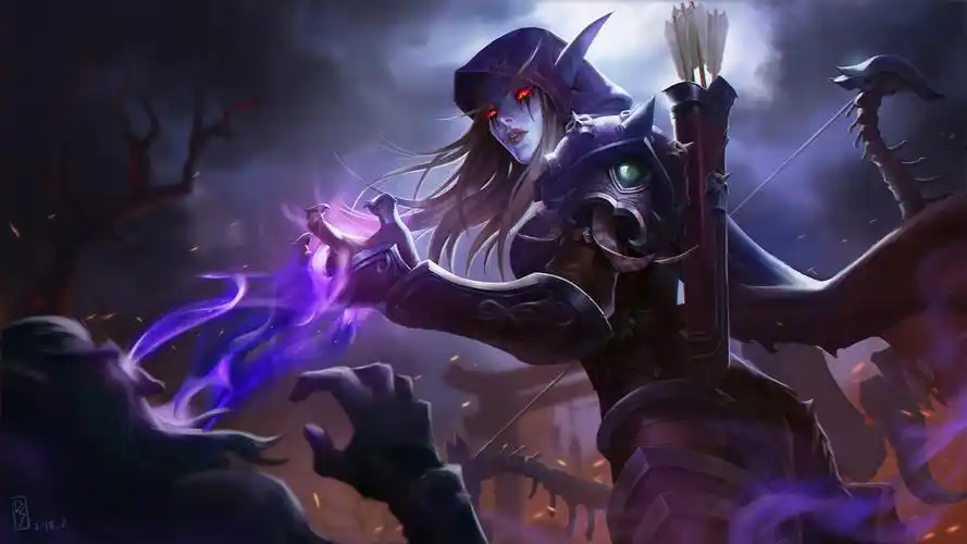 黑暗女王希尔瓦娜斯我们敬爱的大酋长参上