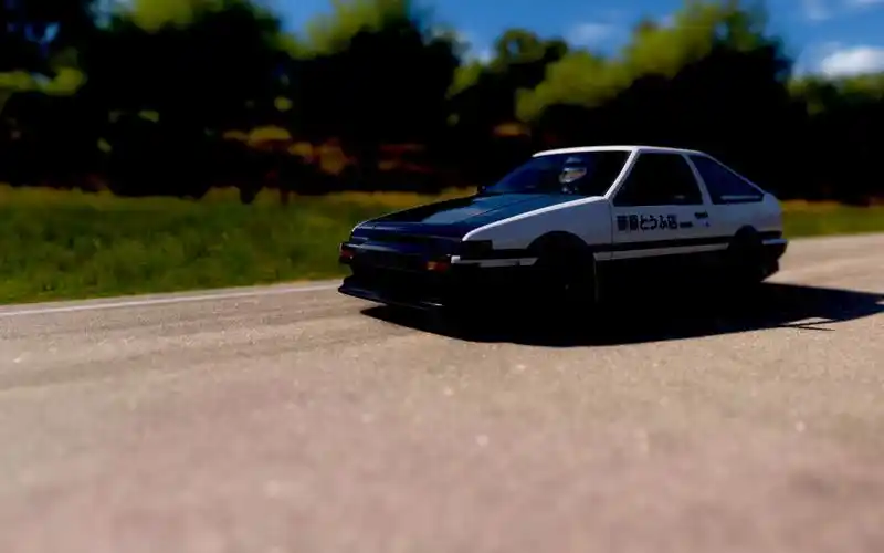 【4k】"拓海,我只知道他,越来越快 ae86地平线下山赛