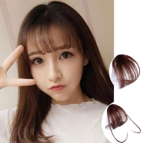 假发刘海空气刘海假发片真发刘海片迷你刘海薄刘海假发女全真发