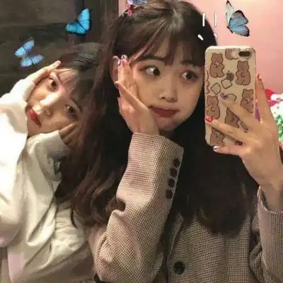 姐妹闺蜜头像两人小众图片