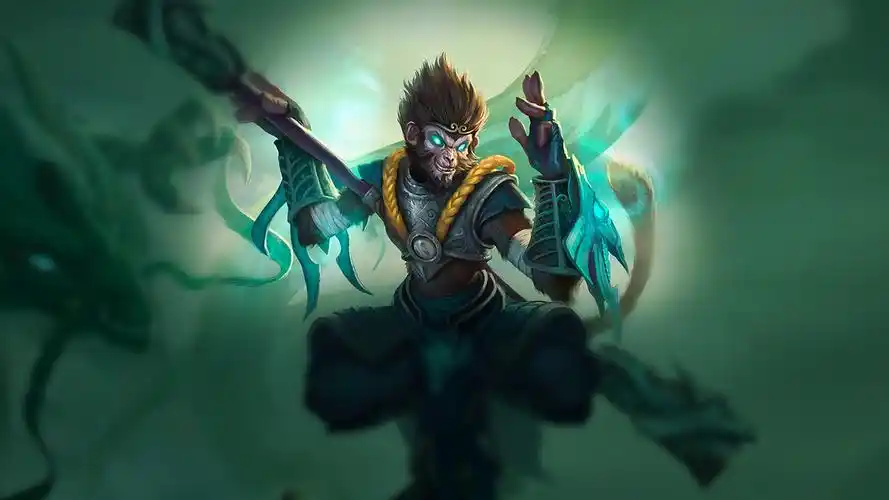 lol新版本猴子上线测试,双位移机制跨越一整个屏幕秒ad_伤害